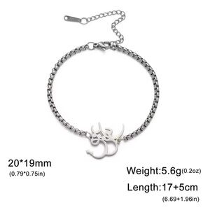 Jeshayuan Persian Farsi Eshgh Bracelet for Women  Stainless steel